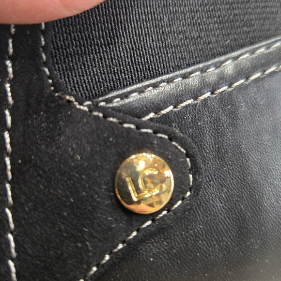 Liz Claiborne LC Barrington Black Suede Pointed Toe Ankle Booties Size 7.5 NIB - Picture 3 of 14